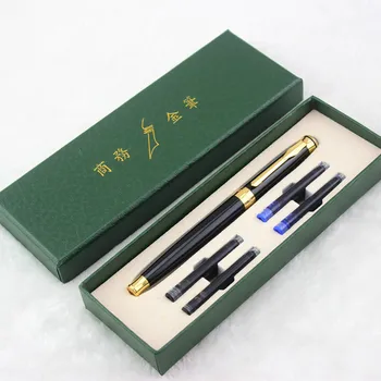 

Luxury high quality 4 ink refill sets Retro finance Student school office finance Fountain Pen New