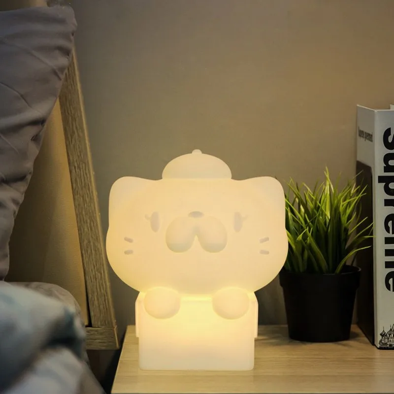 

Novelty Cute Auspicious Cat Baby From Night Feeding USB Charging LED Night Light Child Christmas Birthday Gift Table Lamp