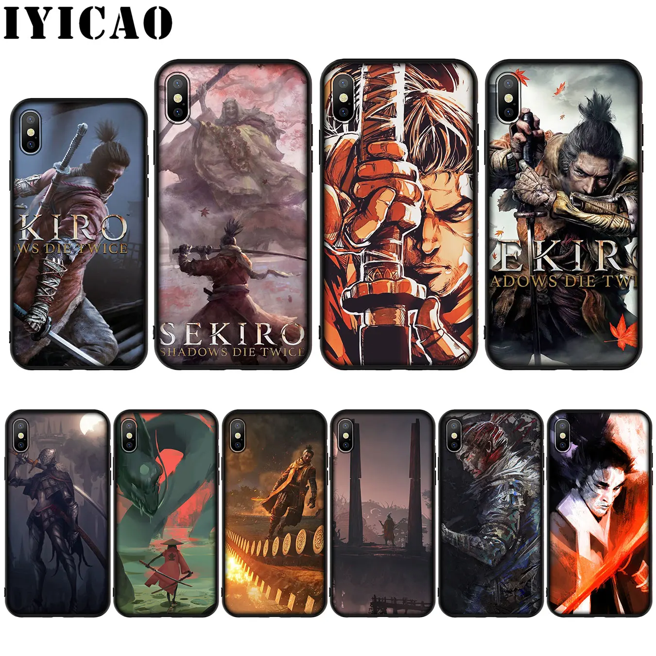 IYICAO Game Sekiro Customer High Quality Silicone Soft Case for iPhone XR X XS Max 8 7 6 6S Plus 5 5S SE Cover |