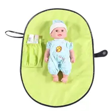 Детская портативная Узорчатая Пеленка, водонепроницаемый коврик для переодевания малыша, дорожный стол, складной подгузник