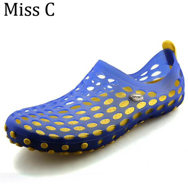 2016 Breathable Cut Out Men's Sandals Summer Platform Light Wading