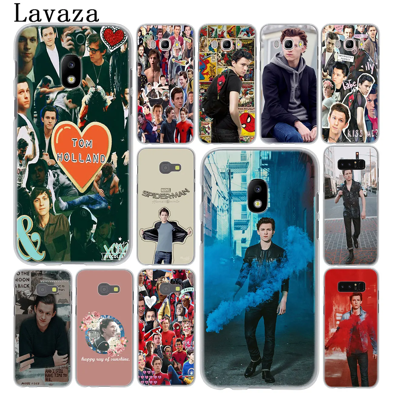 

Lavaza Tom Holland Hard Phone Case for Samsung Galaxy J6 J5 J1 J2 J3 J7 2017 2016 2015 Prime J7 US EU Version Cover