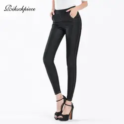 Rihschpiece плюс Размеры 5XL Джинсы женские лекинсы штаны Высокая Талия упругой панк тонкие джинсовые Джеггинсы Леггинсы повседневные штаны RZF1606