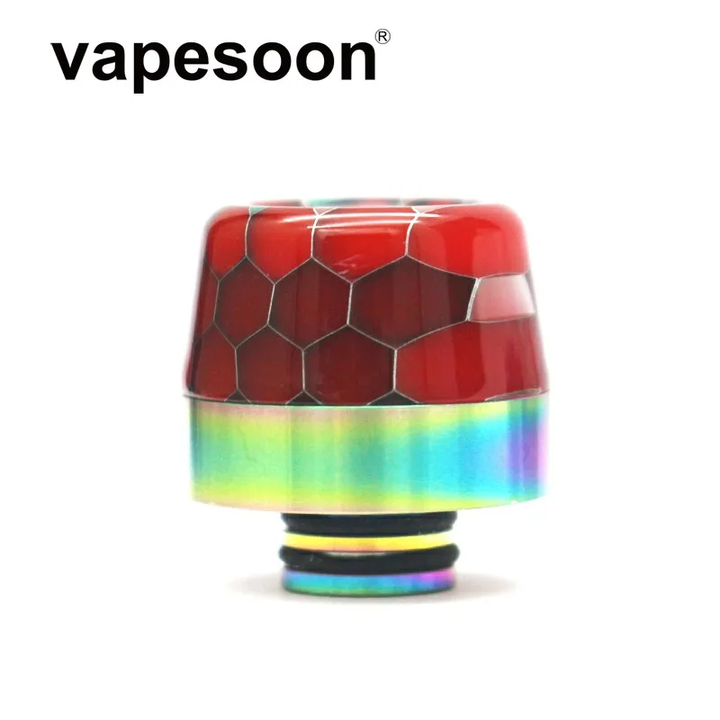 

Colorful Snake Skin Rainbow Cobra 510 Drip Tip Vape Mouthpiece for 510 Thread Atomizer e-Cigarette Vaporizer Tank