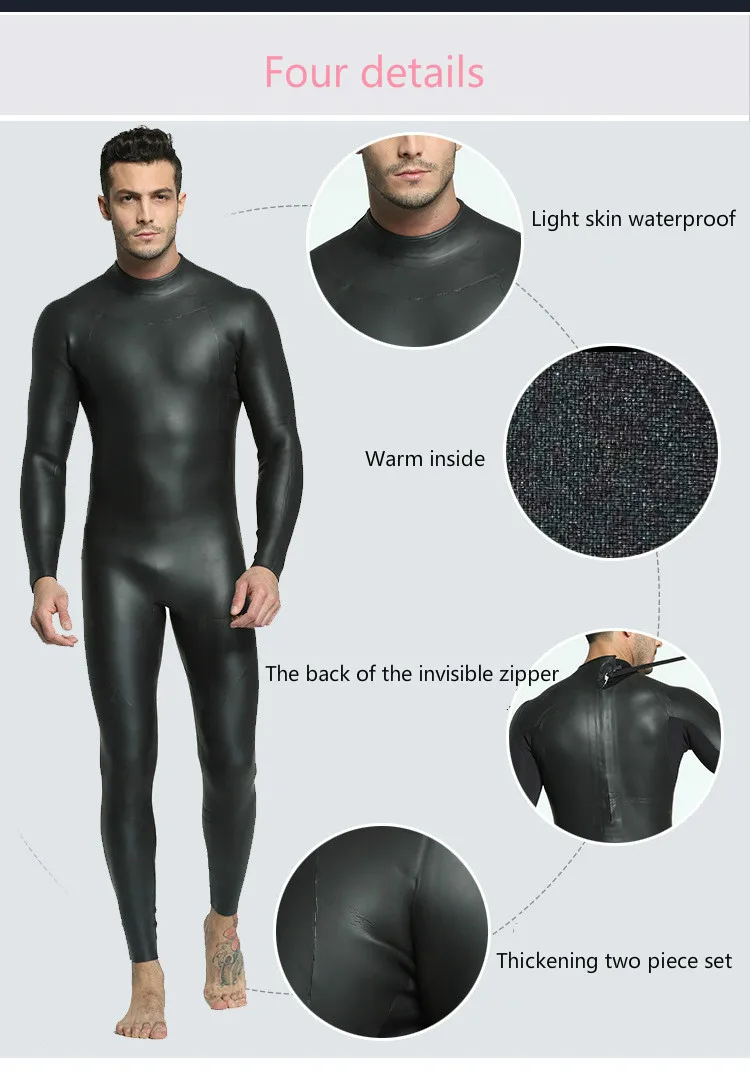 3 мм интегрированный мужской женский костюм для дайвинга CR+ Ультра Эластичный гидрокостюм для триатлона согревающие теплые кожаные черные водолазные костюмы MY086/MY129