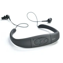 Водонепроницаемый MP3 музыкальный медиаплеер подводный шейным Плавание Спорт mp3 плеер с FM радио стерео аудио наушники