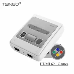 TSINGO 8 бит встроенный 621 Игры Супер Мини семья ТВ Видео игровая консоль HDMI выход Ретро Классический Ручной игровой плеер детский подарок