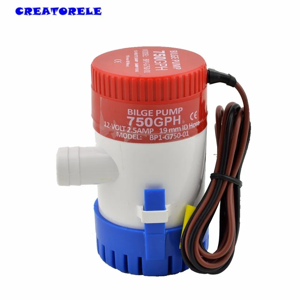 English manual 12V 750GPH bilge pump BP G750 12 bilge pumps transfer