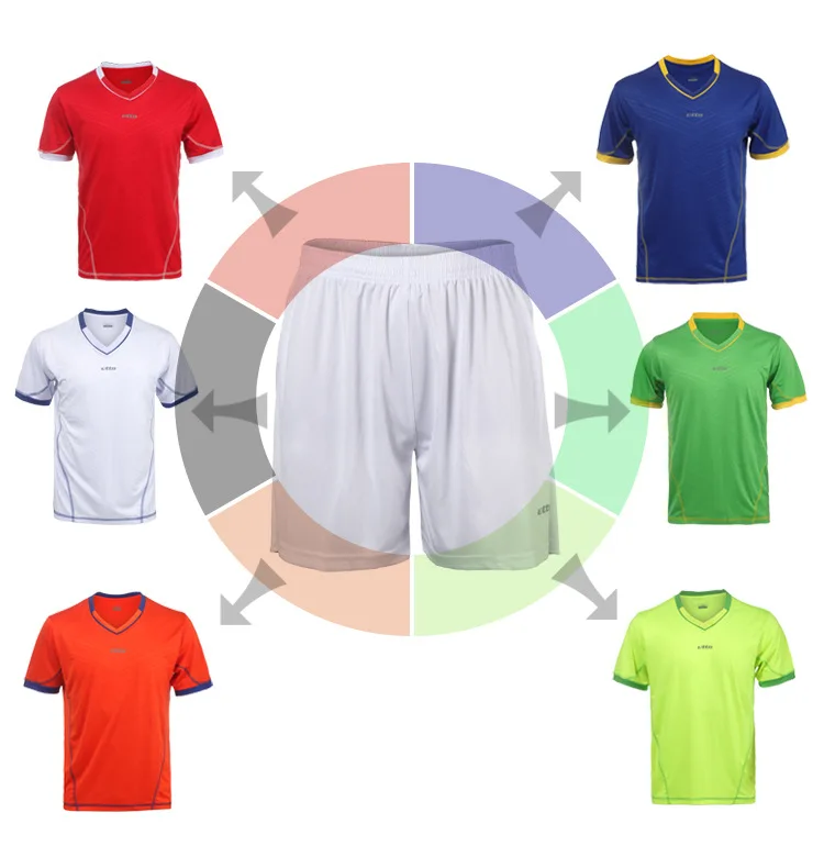 de secagem rápida respirável crianças shorts de futebol huc101
