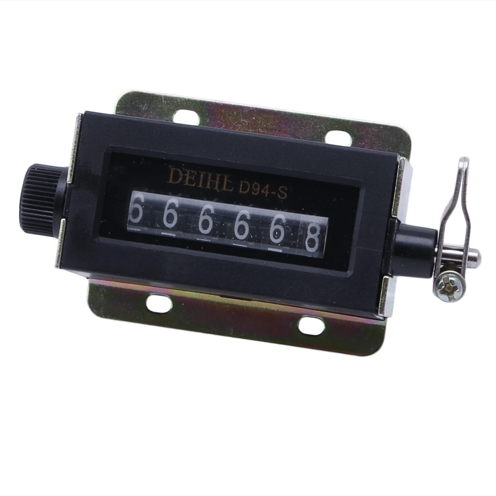 

0-999999 6 Digit D94-S Resettable Mechanical Pulling Count Counter