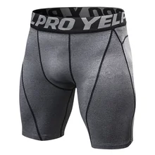 Мужские Спортивные Компрессионные шорты брюки спортивные дышащие быстросохнущие колготки тонкие фитнес KS