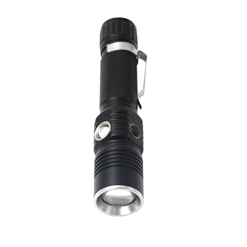 AIMIHUO Cree XML-T6 LED Flashlight USB Charging UV Flashlight Waterproof Light LED Torch T6 Lamp For Rechargeable 18650 Battery (5)