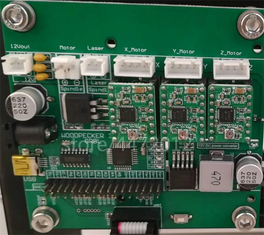 Фрезерный станок с ЧПУ 3018 Pro GRBL мини 3 осевой фрезерный для лазерной гравировки по