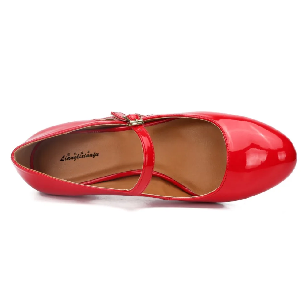 LLXF mary janes/туфли на шпильке с перекрестным платьем женская обувь на тонком каблуке 6 см; классическая Удобная Осенняя обувь с пряжкой; открытые туфли-лодочки
