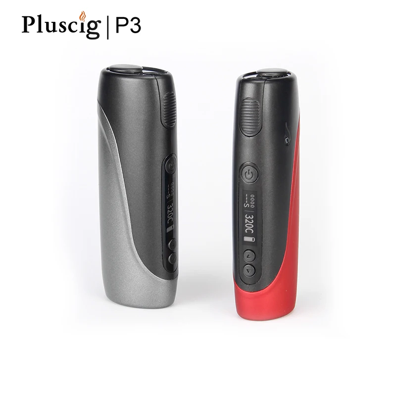 

2019 Vaporizer SMY Pluscig P3 Dry Herb Vapor Electronic Cigarette kit Vape Up to 25 Continuous Heat Not Burn with iqos stick