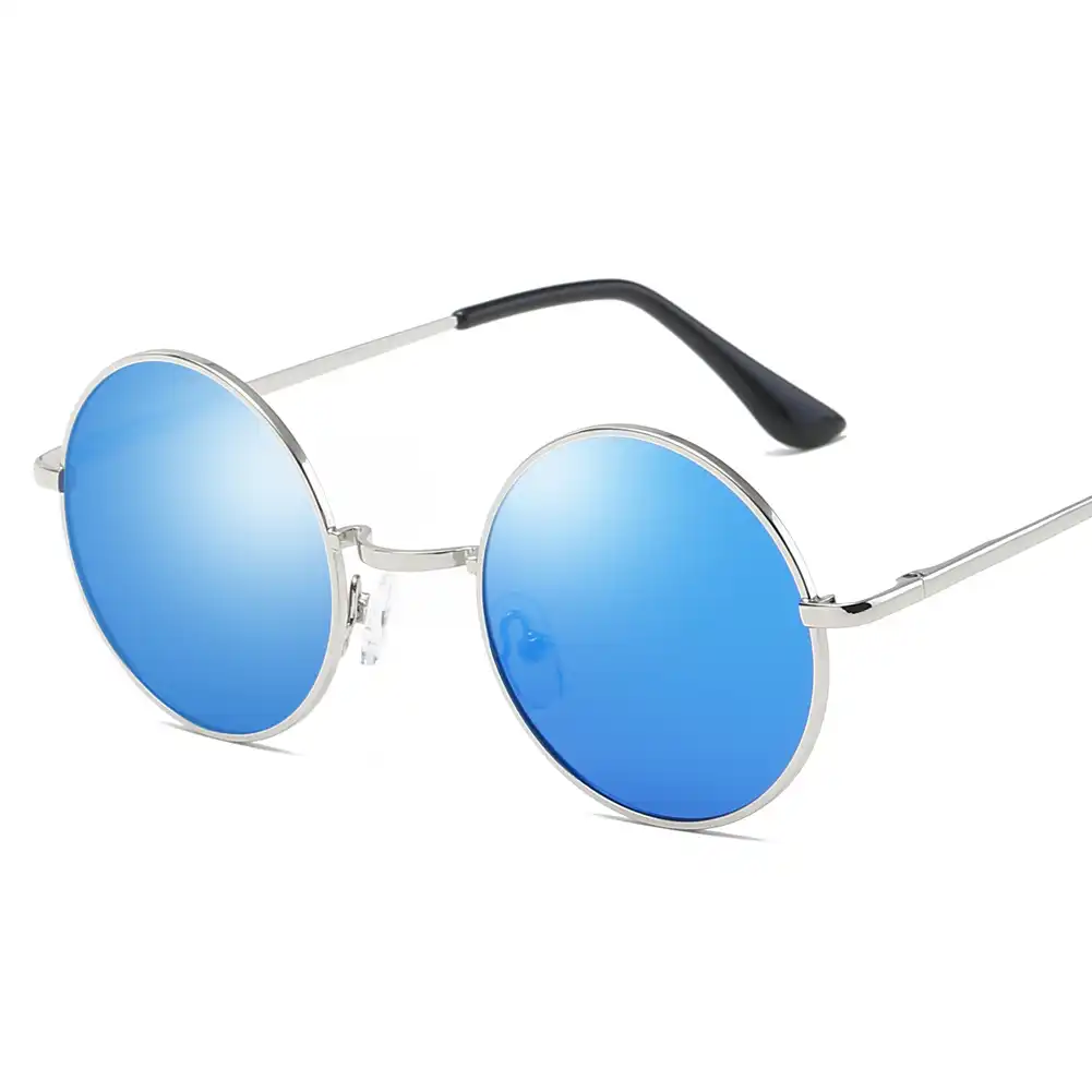 black circle frame sunglasses