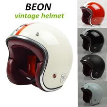 Бесплатная доставка Beon 2014 новых Casco capacetes 3/4 открытое лицо старинных мотоциклов шлем ЕЭК одобрил перекрестные струи шлемы