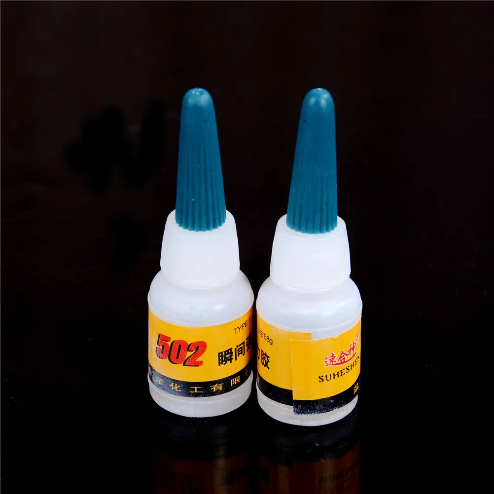 

2Pcs 502 Supe Instant Quick-drying Cyanoacrylate r GlueAdhesive Strong Bond Fast Crafts Repair