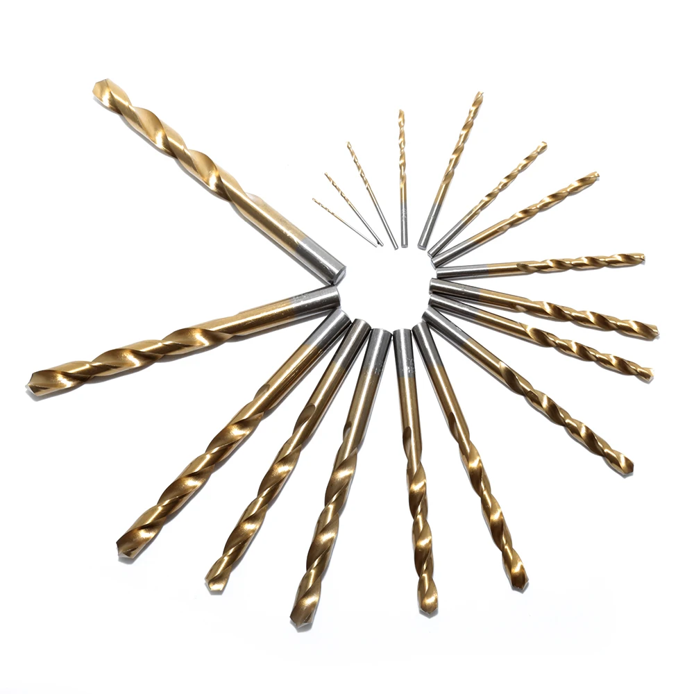 19PCS/Set M35 Cobalt HSS Drill Bit Set 1.5-10mm Twist Drill Bit Straight Shank ferramentas Quality Wood work Metal Drilling Tool 19PCS/Set M35 Cobalt HSS Drill Bit Set 1.5-10mm Twist Drill Bit Straight Shank ferramentas Quality Wood work Metal Drilling Tool