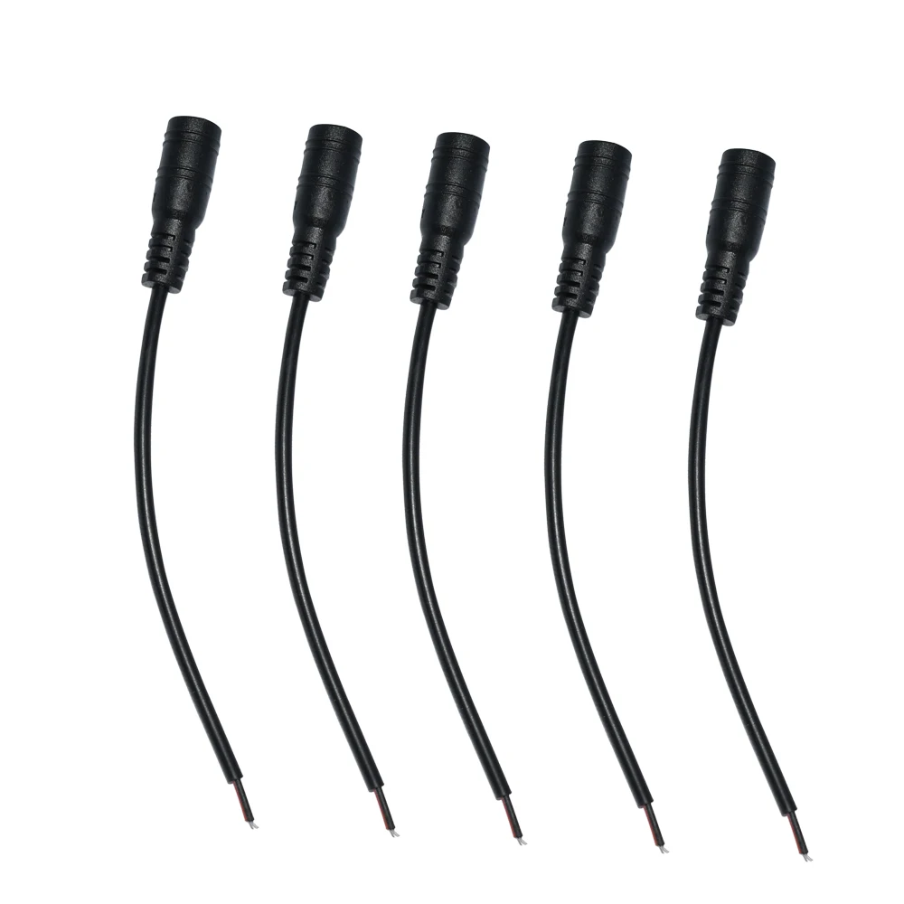 5 5 X 2 1mm DC Female Power Jack Connector Adapter Wire Cable 15cm For