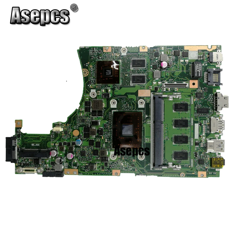 Asepcs X455YI MAIN_BD._ 4G/A6 7310 материнская плата с процессором для ноутбука For Asus X455Y X455DG X455D