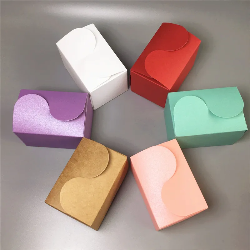 

9*6*6cm S-Shaped Paper Wedding Party Favor Candy Boxes Handmade Baking Cookie Packing Box For Gifts/Crifts/Toy/Chocolate