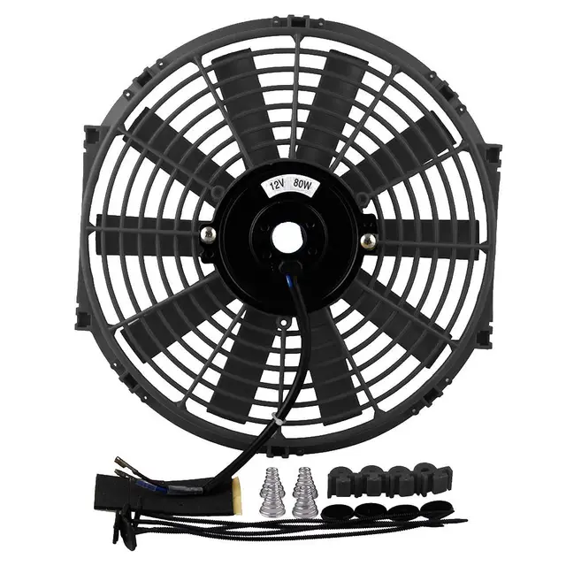 12 Inch 12v 80w Electric Universal Auto Cooling Radiator Fan Push 12 Inch 12v 80w Electric Universal Auto Cooling Radiator Fan Push Pull Slim