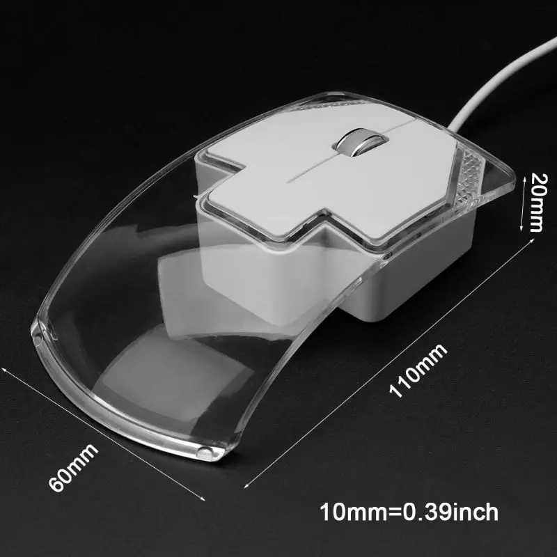 Wired Mouse Ergonomic Mice Colorful LED Light 3 Buttons Gaming Accessories PC Laptop Dasktop Computer