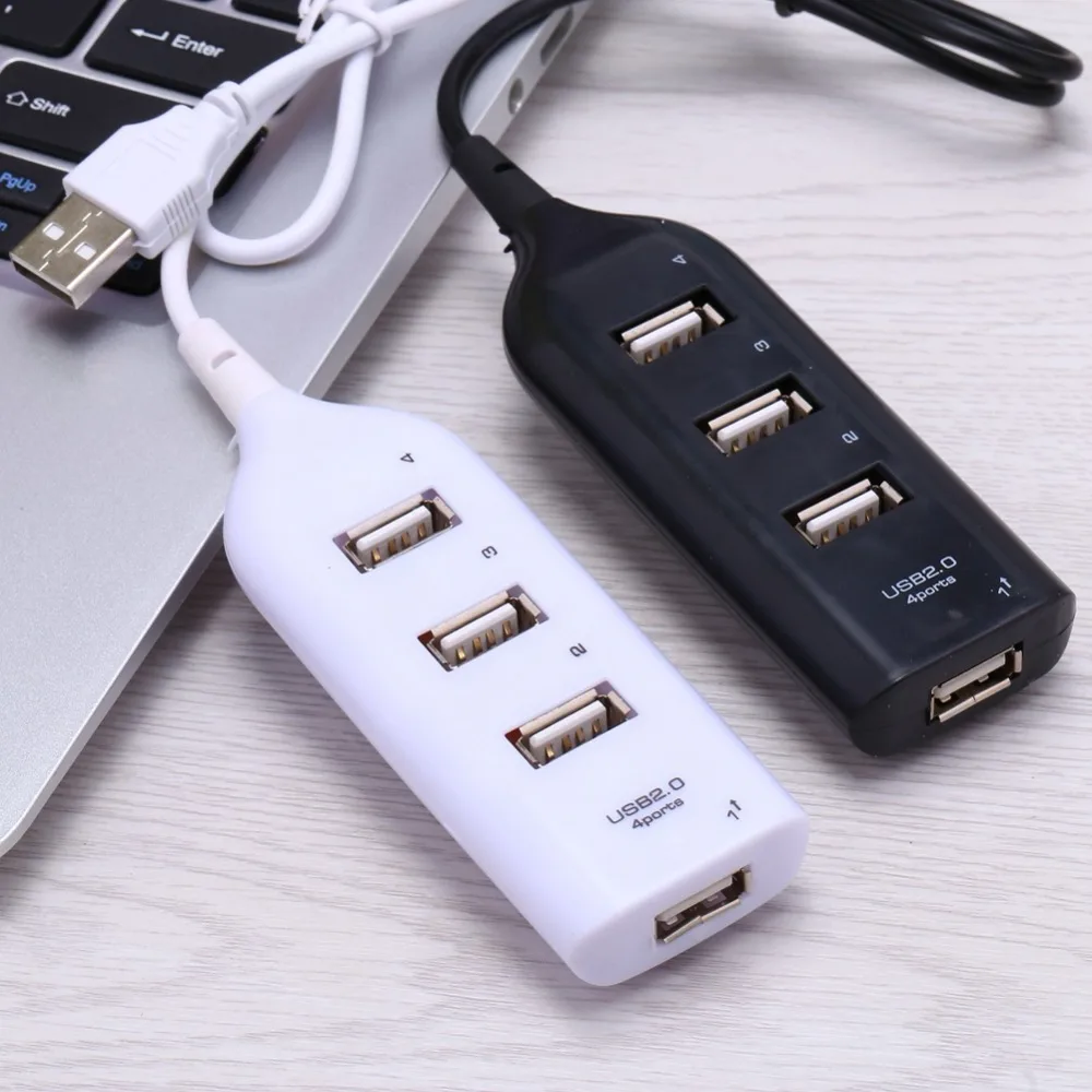 

Universal USB HUB 2.0 and 3.0 External 4 Port USB for Windows Linux Laptop Notebook USB Splitter For PC Computer Black White