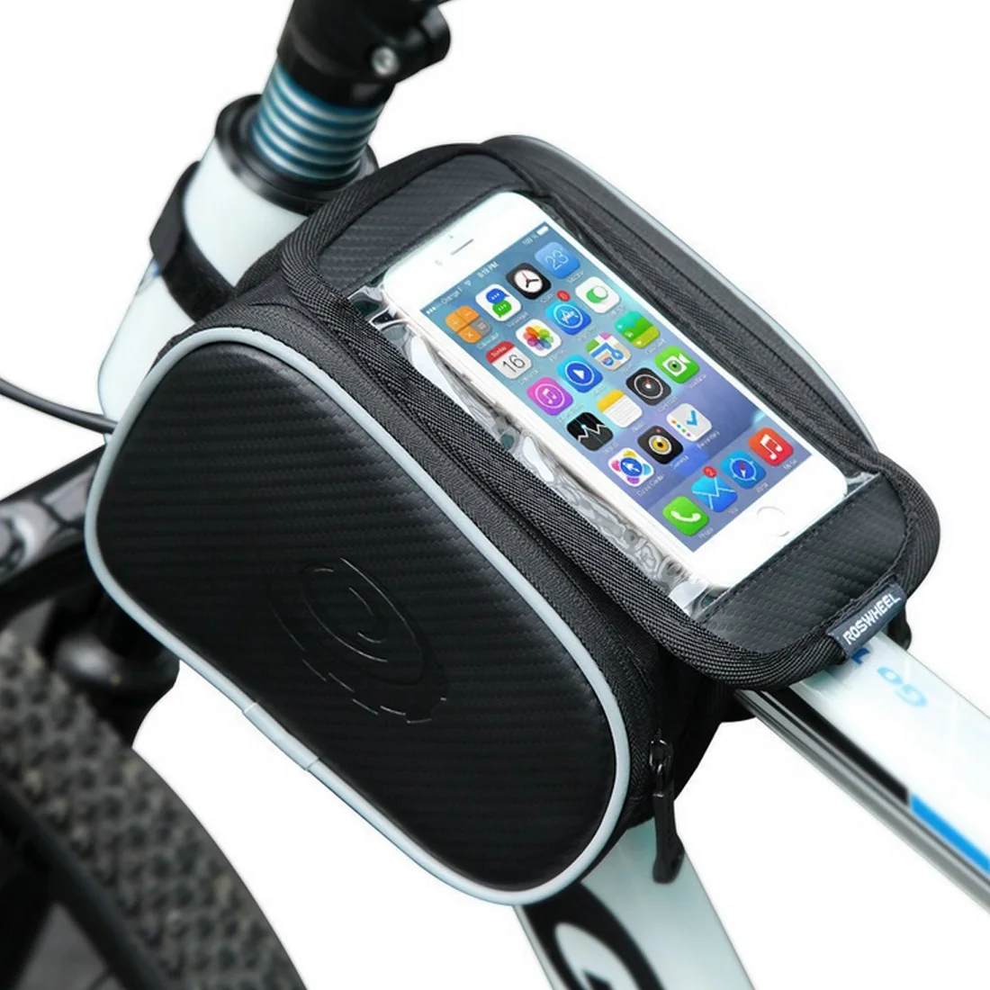 Waterproof Touchscreen Phone Case Bicycle Saddle Bag MTB Cycling Top