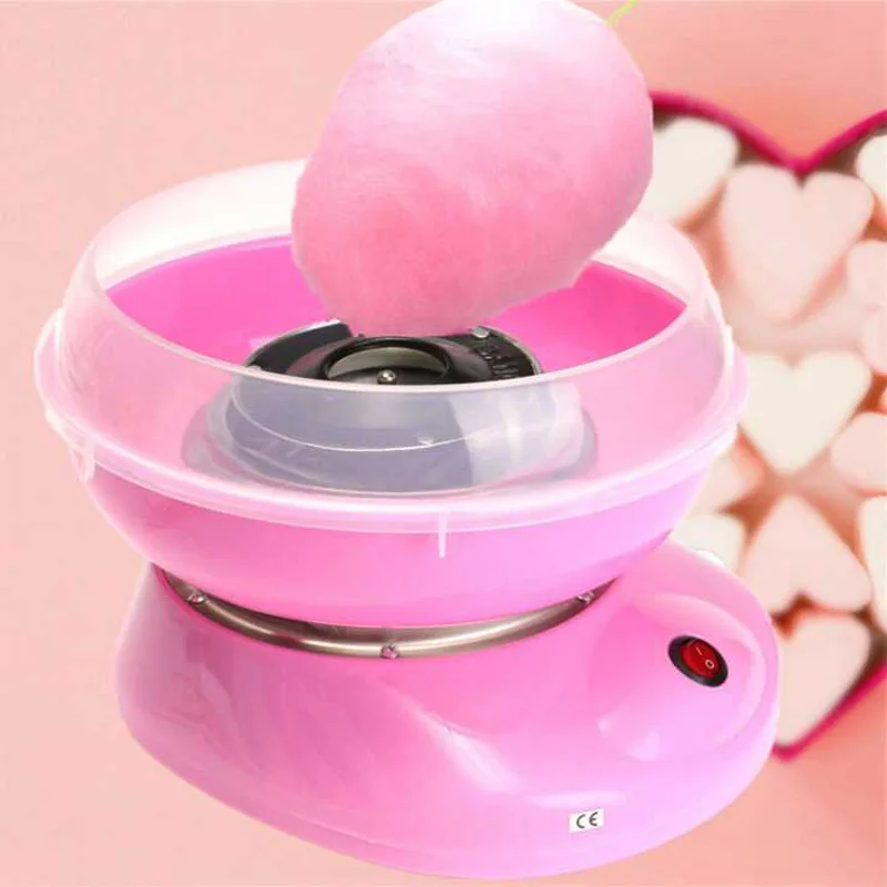 Mini Electric DIY Sweet Cotton Candy Maker machine Marshmallow cotton candy boiler MINI Portable Sugar Floss Machine | Бытовая техника