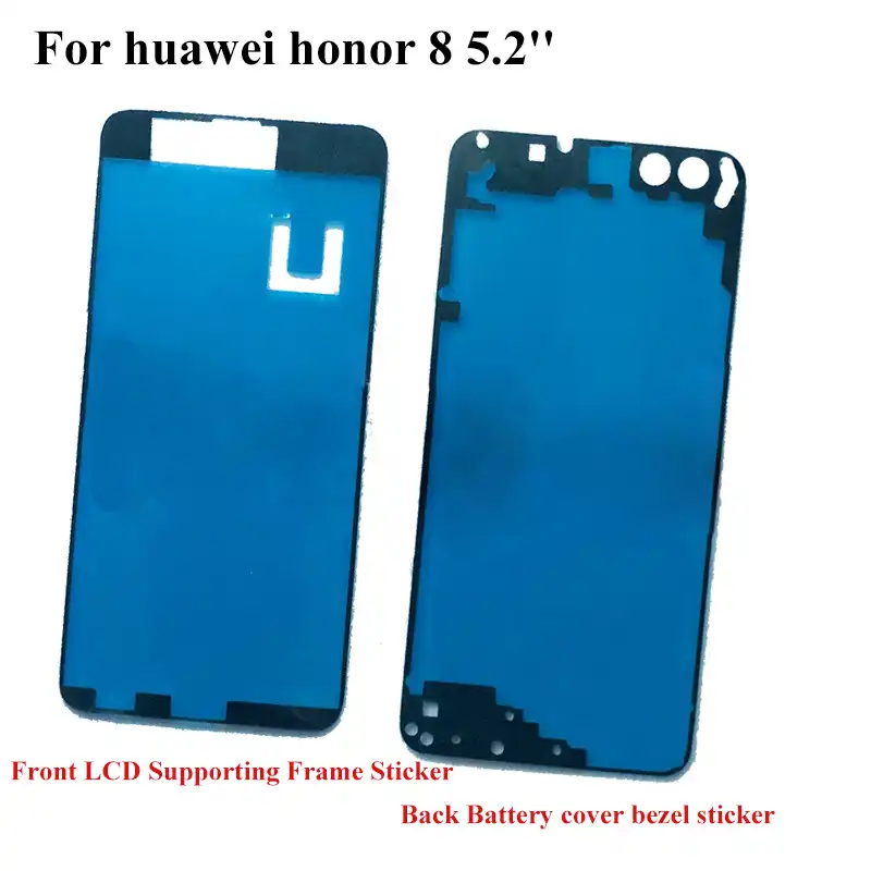 blijven Schrijfmachine Alfabet 2 ピース Huawei 社 honor 8 honor 8 バックバッテリーカバーステッカー液晶スクリーンフロントフレームベゼル 3  メートルのり両面粘着テープ|Mobile Phone Housings & Frames| - AliExpress