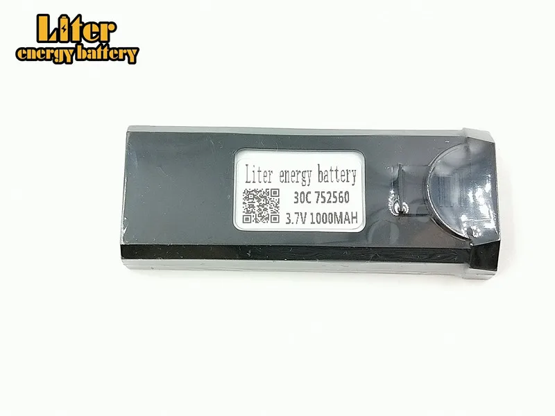3,7 V 1000 mAh 752560 30C литий-ионный аккумулятор аксессуар для Visuo TIANQU XS809W XS809S XS809HW батареи