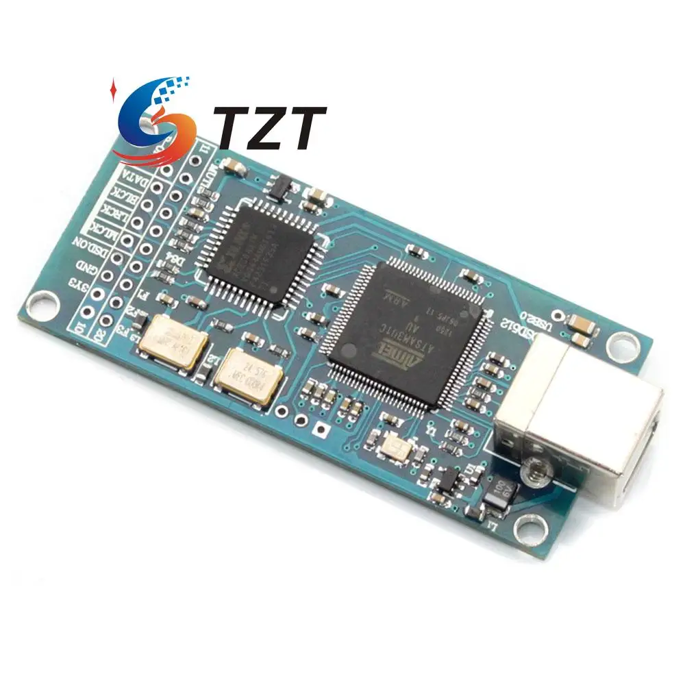 TZT HIFI Combo384 USB к I2S цифровой интерфейс обратитесь Amanero IIS поддержка DSD512 32bit 384K выход