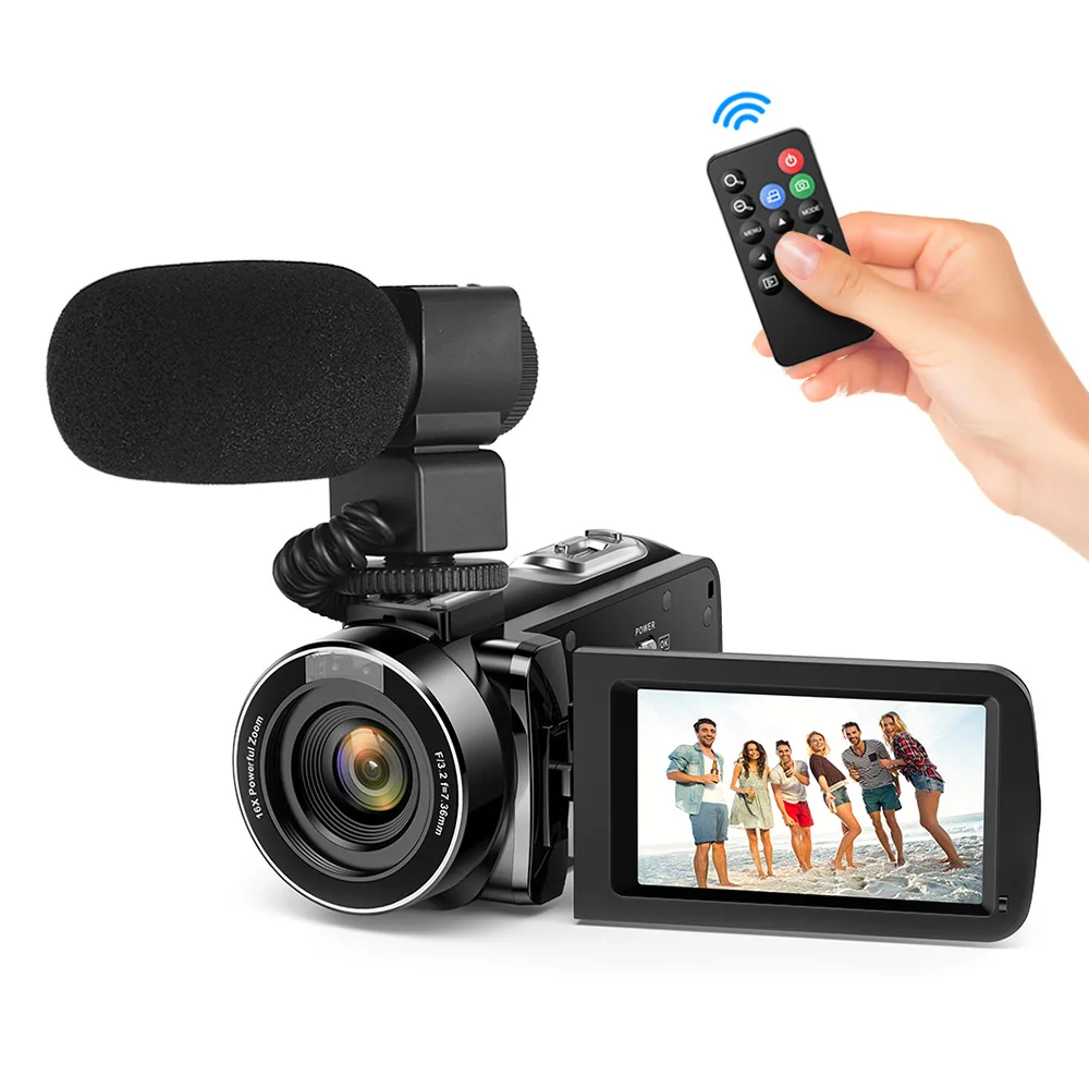 Andoer FHD 1080P Portable Digital Video Camera Camecorder Infrared Night Vision 24MP 16X Digital ...