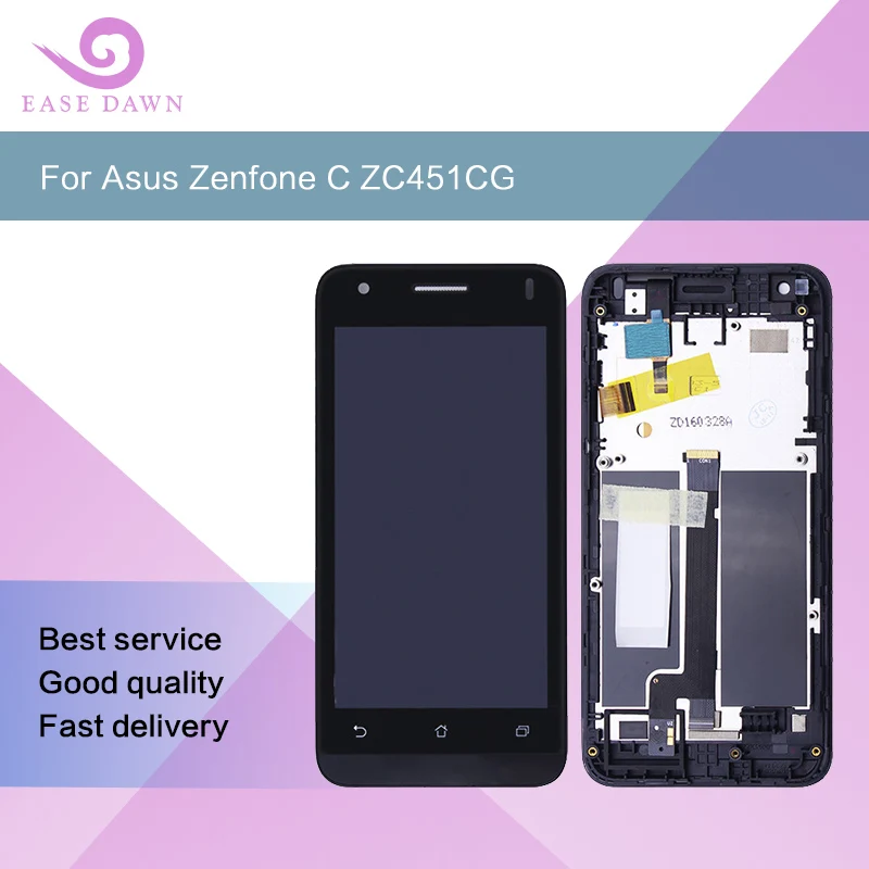ЖК-экран IPS для Asus Zenfone C ZC451CG Z007 + сенсорная панель дигитайзер в сборе дисплей