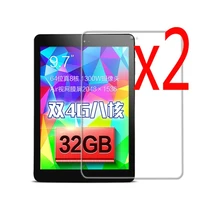 2x пленки+ 2x чистой тканью, розничная посылка прозрачный ЖК-дисплей Экран защитная плёнка для НУА Вэй Щитки Для Куб T9 9," 9,7 inch планшет
