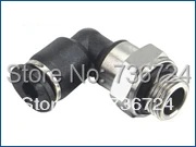 

PL 6-G03 tube 6mm-3/8 BSPP thread Nickel Plated Elbow Male Thread Pneumatic Fitting