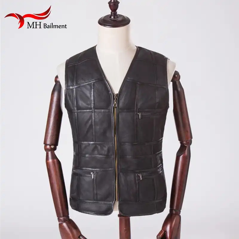 Erkek Deri Yelek Classic Dugmeli Siyah Deri Ceket Modelleri Dericeket Com Tr