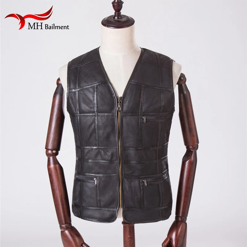 Men S Women Leather Vest Wool Fur Vests Sheepskin Leather Jackets