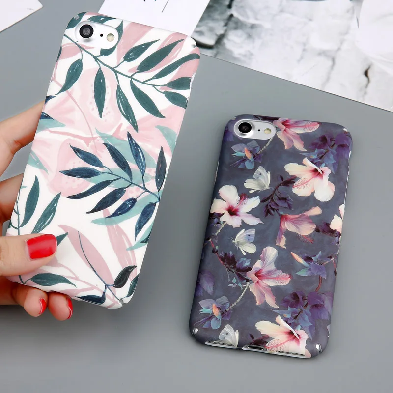 USLION Case For iPhone 7 6 X XR XS Max Flower Cherry Tree Hard PC Phone Cases Candy Colors Leaves Cover For iPhone 6 6s 7 8 Plus USLION Case For iPhone 7 6 X XR XS Max Flower Cherry Tree Hard PC Phone Cases Candy Colors Leaves Cover For iPhone 6 6s 7 8 Plus