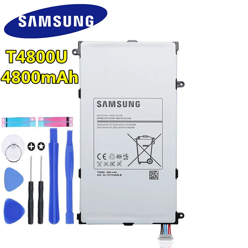 Samsung оригинальный T4800U T4800E samsung Галактики вкладка Pro 8 4 в SM T321 T325 T320 таблетки Батарея