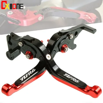 

For Yamaha YZF R6 2005-2016 YZF-R1 R6S CANADA VERSION 2006 Adjustable NEW CNC Extendable Folding Brake Clutch Levers WITH LOGO