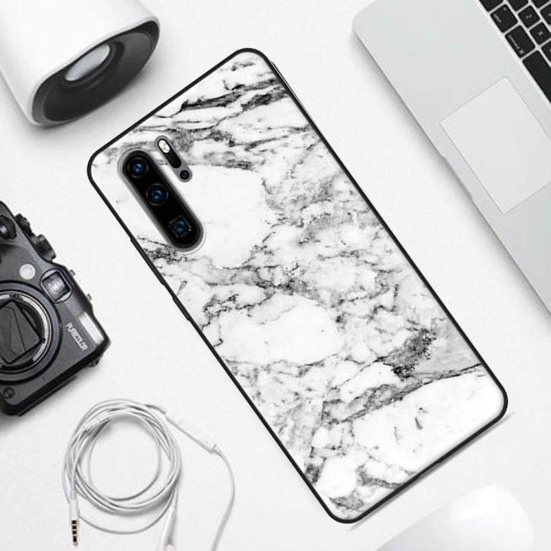 Чехол для Huawei P30 pro мягкий силиконовый чехол из ТПУ с рисунком дерева и камня