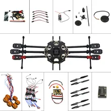 JMT Helicopter Drone 6-axis Aircraft Kit Tarot 680PRO Frame 700KV Motor GPS APM 2.8 Flight Control No Battery Transmitter