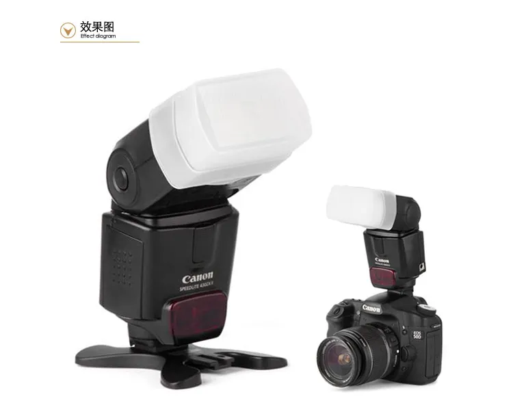 100% новый! Чехол для рассеивателя вспышки Can @ n Speedlite 580EX 580 EX & YONGNUO YN560II YN 565EX YN565 EX|flash