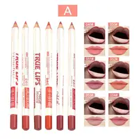 Профессиональный 6 цветов Matte Lip Liner Pencil Набор Водонепроницаемый длительный гладкая губная помада для губ ручки Красота Макияж Tool Kit