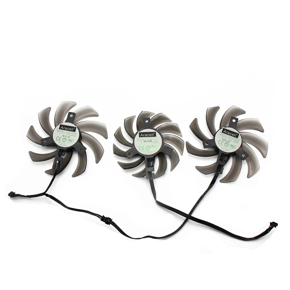 3PCS/lot GA91S2U GA81S2U GeForce RTX 2080 2070 Phoenix "GS" Cooler Fan for Gainward GeForce RTX 2080 Graphic Card Cooling Fan