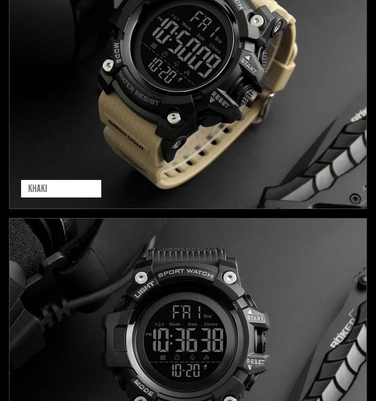 SKMEI водонепроницаемые мужские спортивные часы люксовый бренд Модные Военные цифровые часы светодиодный электронные часы для мужчин relogio masculino