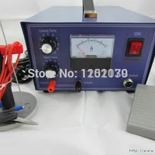 Паяльная машина, точечный сварочный аппарат, сварочный аппарат для ювелирных изделий 110 В с 1 электродом и 1 зажимом